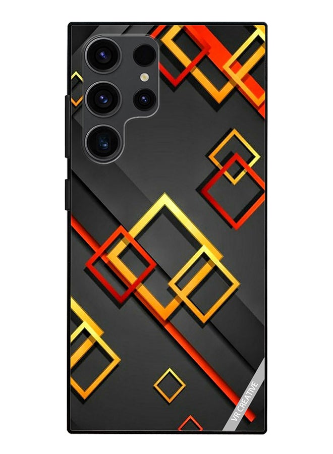 VR CREATIVE Protective Case Cover For Samsung Galaxy S24 Ultra Abstract Design Multicolour - Image 1