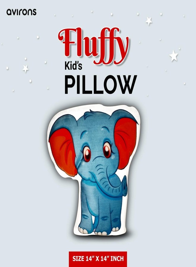 Avirons Cute Elephant Pillow - Soft, Snuggly & Fun! Perfect for Kids, This Plush Pillow Adds Comfort and Playful Charm to Nap Time, Playtime, and Everyday Cuddles - Image 4