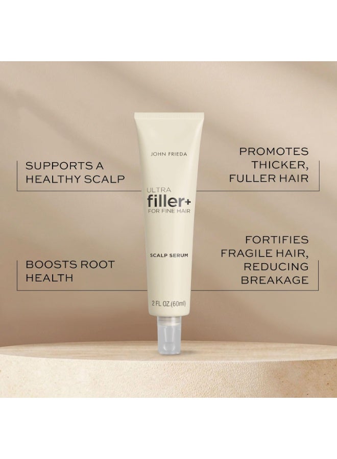John Frieda John Frieda ULTRAfiller+ Hair Density Scalp Serum for Fine Hair, Volumizing Hair Serum, Scalp Treatment for Thickening for Women and Men, 2 Oz  - Image 2