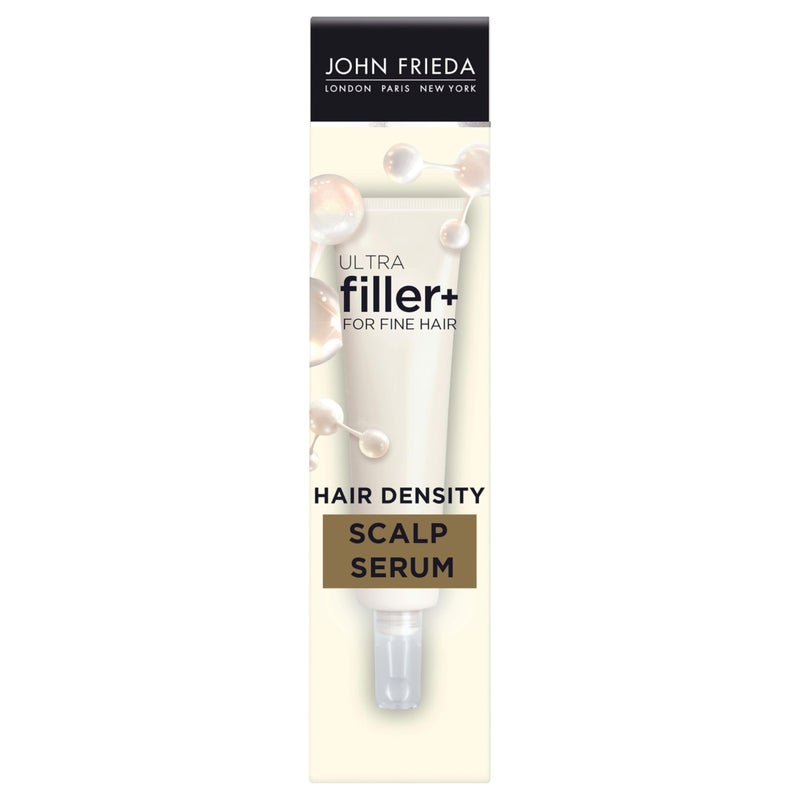 John Frieda سيروم كثافة فروة الرأس ULTRAfiller+ من جون فريدا للشعر الناعم، سيروم تكثيف الشعر، علاج فروة الرأس للتكثيف للنساء والرجال، 2 أونصة - Image 1