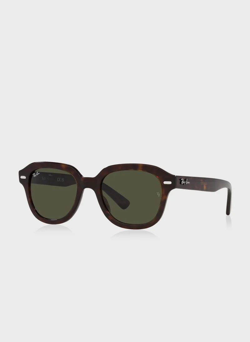 Ray-Ban 0Rb4398 Erik Square Sunglasses