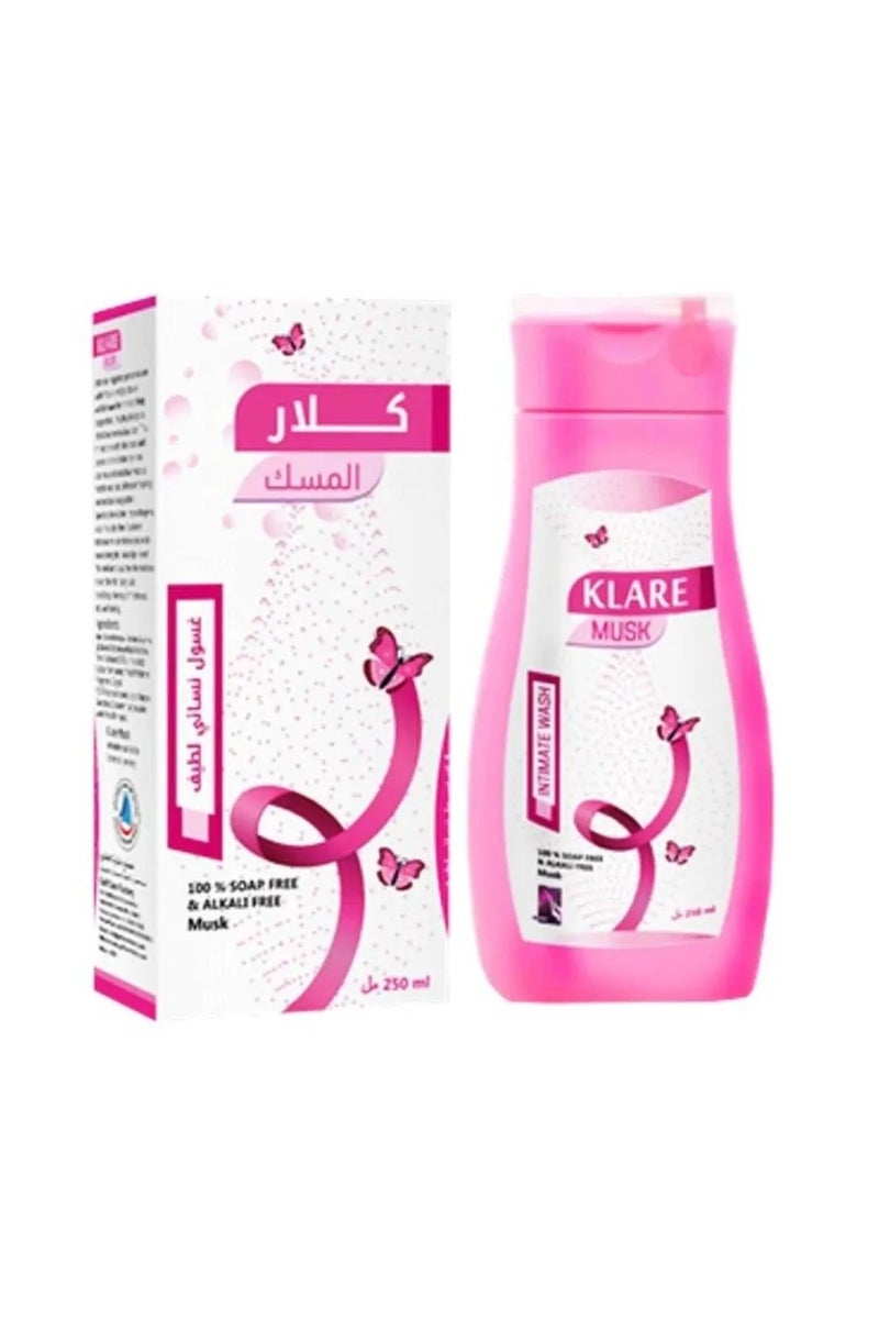 كلاري كلار غسول نسائي لطيف 250مل المسك
