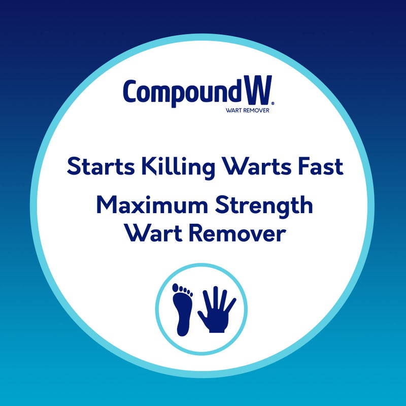 Compound W Wart Remover Maximum Strength One Step Pads, 14 Medicated Pads - Image 2