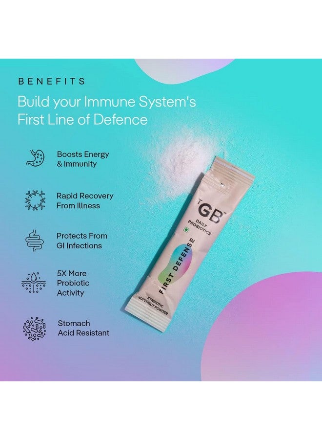 The Good Bug First Defense SuperGut Powder for Healthy Digestion | Immunity Booster Pre & Probiotic Supplement for Men & Women | 2 Billion CFU of Clinically Proven Strains | 90 Days Pack - Image 2
