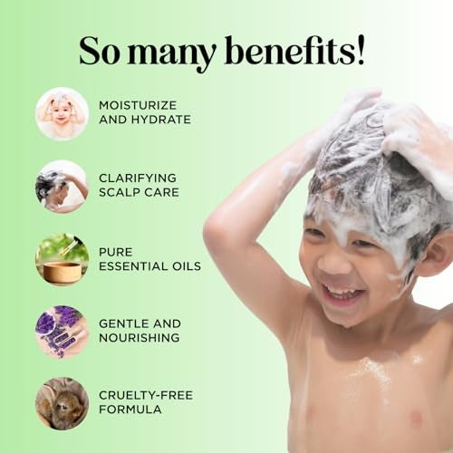 HONEYDEW Cleansing Kids Shampoo for Dry Scalp Dry Flaky Scalp Care Shampoo for Kids and Hair Build Up Remover with Tea Tree Oil and Rosemary Essential Oils for Hair Care Cleanser for Build Up - Image 5