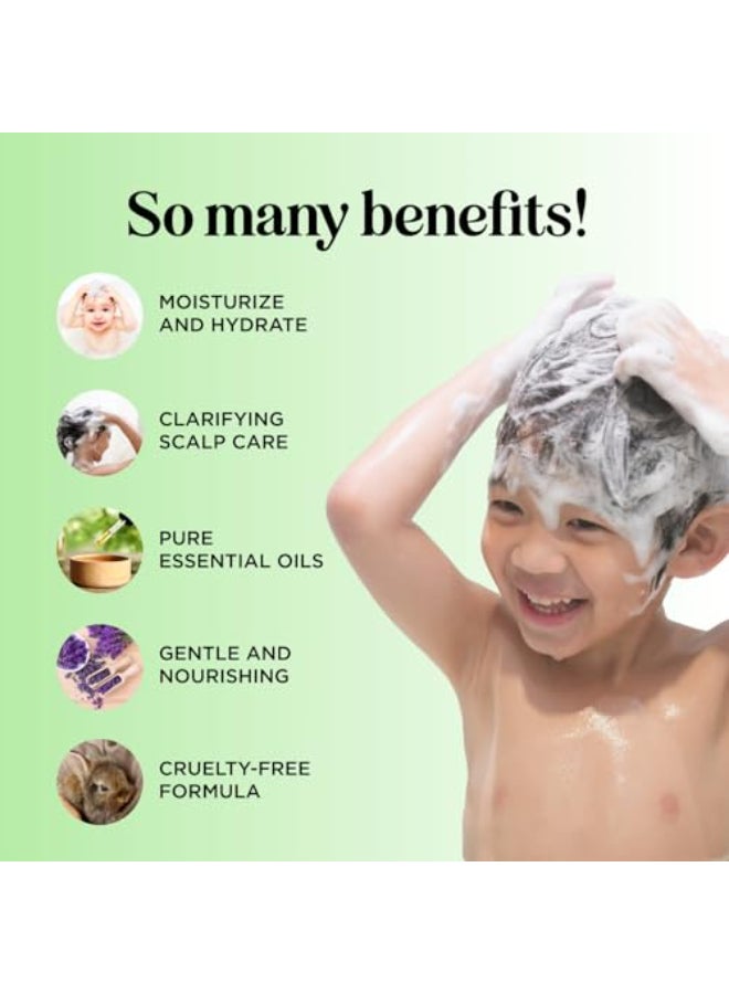 HONEYDEW Cleansing Kids Shampoo for Dry Scalp Dry Flaky Scalp Care Shampoo for Kids and Hair Build Up Remover with Tea Tree Oil and Rosemary Essential Oils for Hair Care Cleanser for Build Up - Image 4