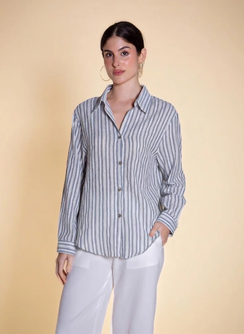 SHAPES TEXTURED COMFORT SHIRT