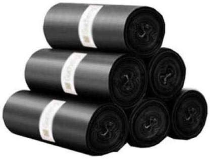 Sandesh Garbage Bags Size Medium 25 Inch X 30 Inch Black Pack Of 0460 BagsTrash BagDustbin Bag - Image 1