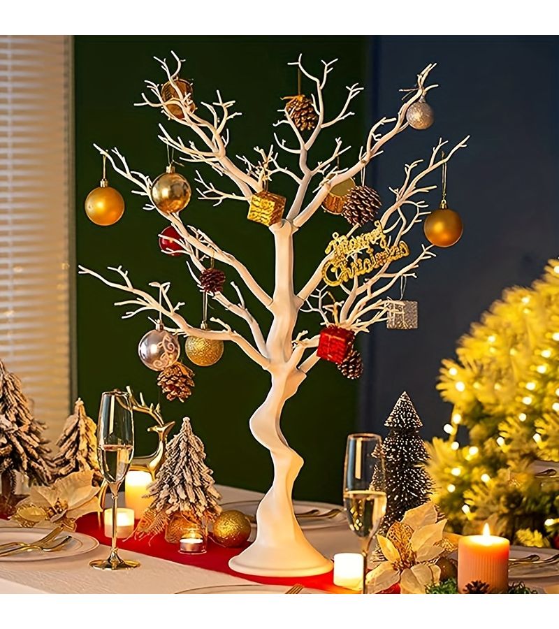 Artificial White Manzanita Tree Centerpiece 22.8in for Wedding Holiday Decor - Image 5