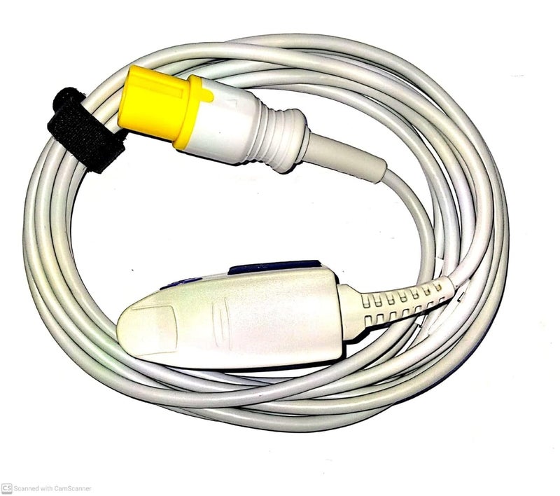 DHIPL - CONTEC 6 PIN ROUND SPO2 PROBE 3 MTR ADULT CLIP - Image 1