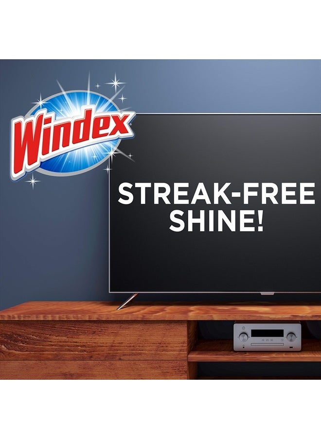 Windex - Electronics Wipes, Pre-Moistened Screen Wipes Clean and Provide a Streak-Free Shine, 25 Count - Image 1