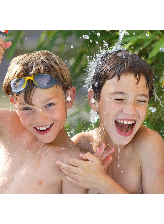 Sweet Life - 80pcs Baby Waterproof Ear Stickers with Absorbent Cotton, Baby Shower Ear Covers, Newborn Ear Protector for Bathing Swimming Showering Surfing Snorkeling and Other Water Sports - Image 1