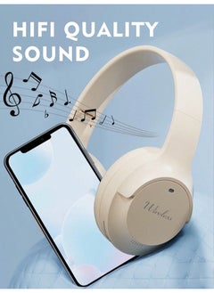 ShebSheb Wireless On Ear Bluetooth Headphones,Foldable Bluetooth Wireless Headset Over Ear with Noise Cancelling Microphone  - Image 5