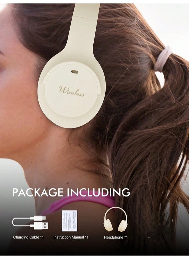 ShebSheb - Wireless On Ear Bluetooth Headphones,Foldable Bluetooth Wireless Headset Over Ear with Noise Cancelling Microphone - Image 1