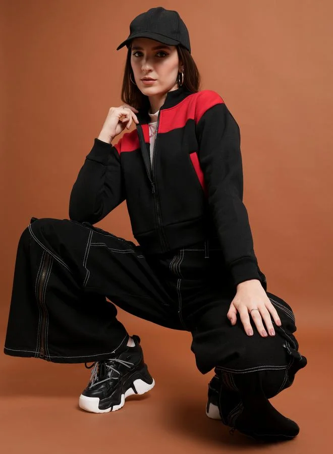 طوكيو توكيز سويت شيرت قصير بنمط كتل الالوان