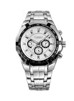 CURREN Waterproof Analog Watch WT-CU-8084-W  - Image 1