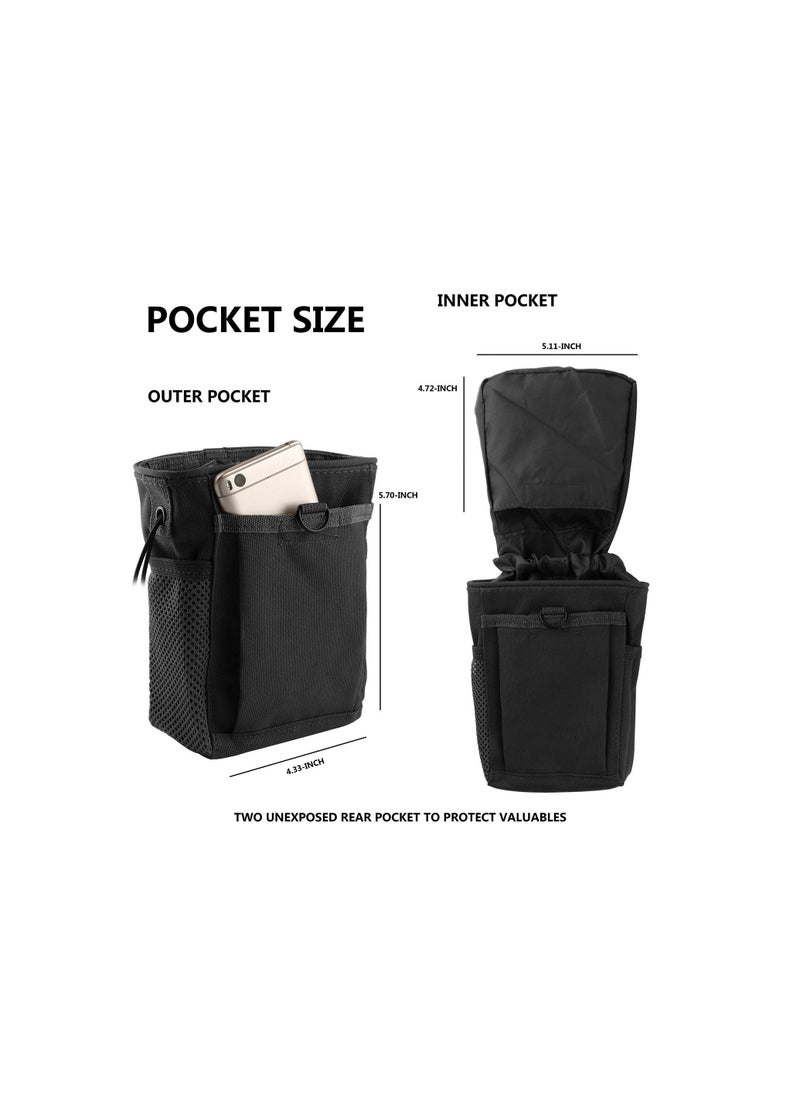 Generic - 1 PCS Rock Climbing Chalk Bag, with a Carabiner and Adjustable Strap, Perfect Pockets for Climbing Bouldering, Gymnastics, Gym Pouch, Cross Fit and Lifting to Securely Hold Phone and Valuables - Image 1