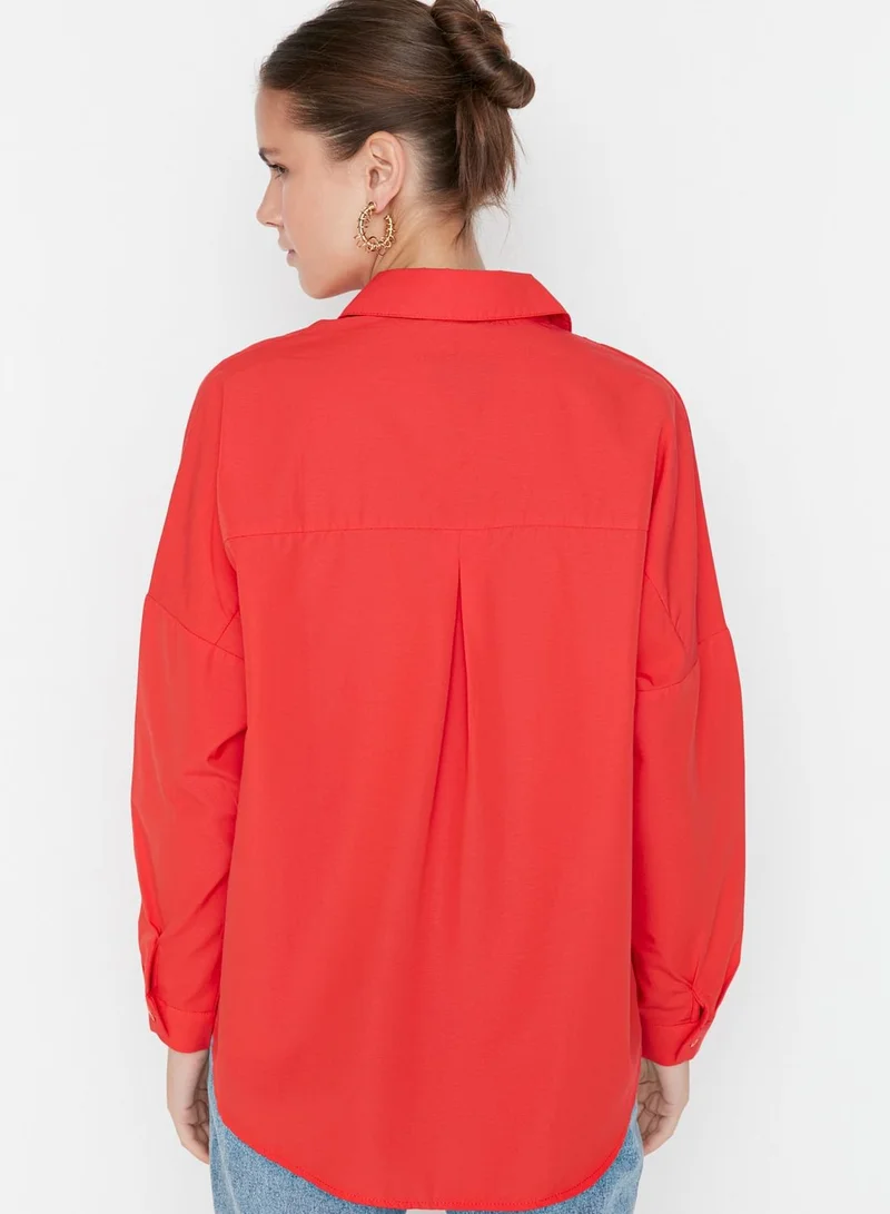trendyol Oversized Button Down Shirt