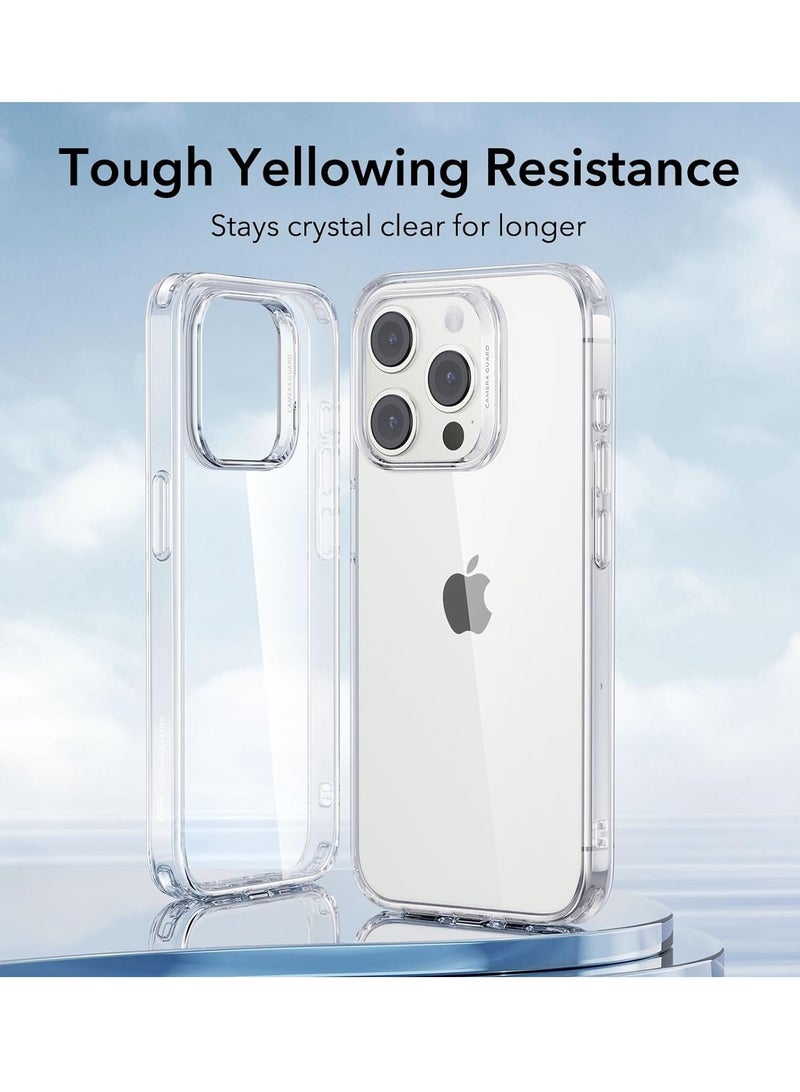 HuHa Clear Case for iPhone 15 Pro Max Case, Shockproof Thin Cover, Yellowing-Resistant Slim Transparent TPU Phone Case, Zero Series, Clear - Image 2
