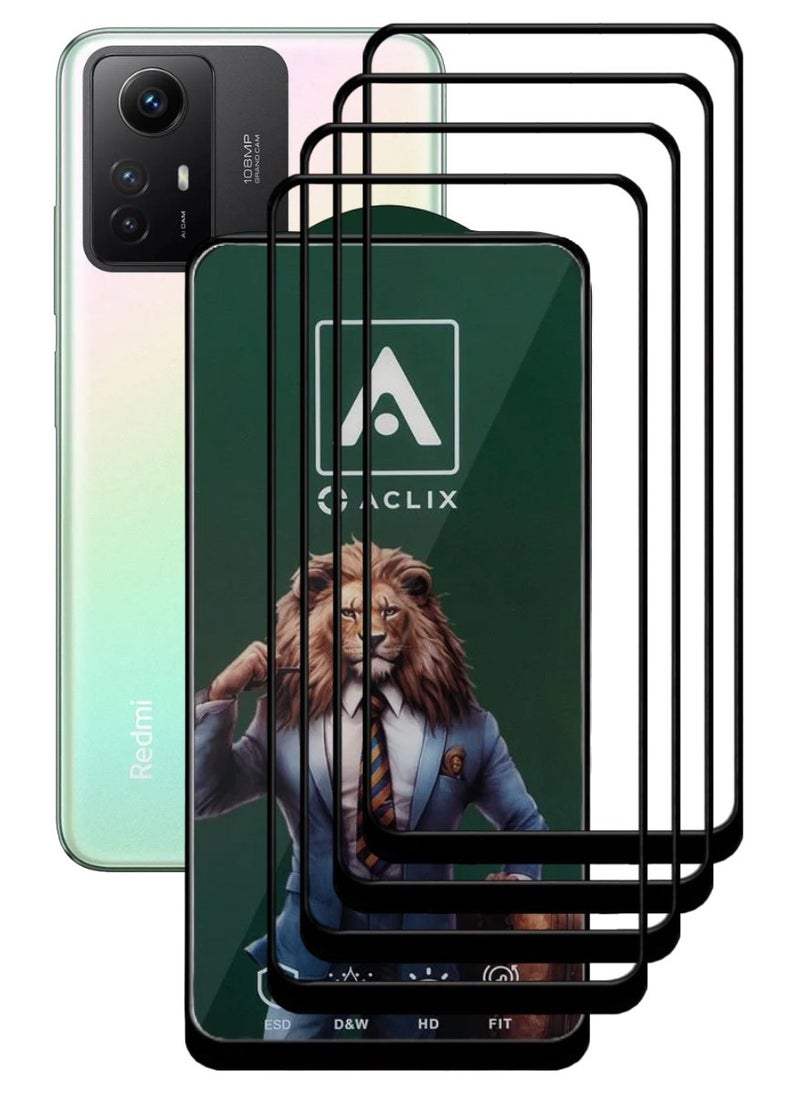 أكاليكس 4 قطع، حماية شاشة،  لهاتف شاومي ريدمي نوت 12S ، جودة ممتازة. - Image 1