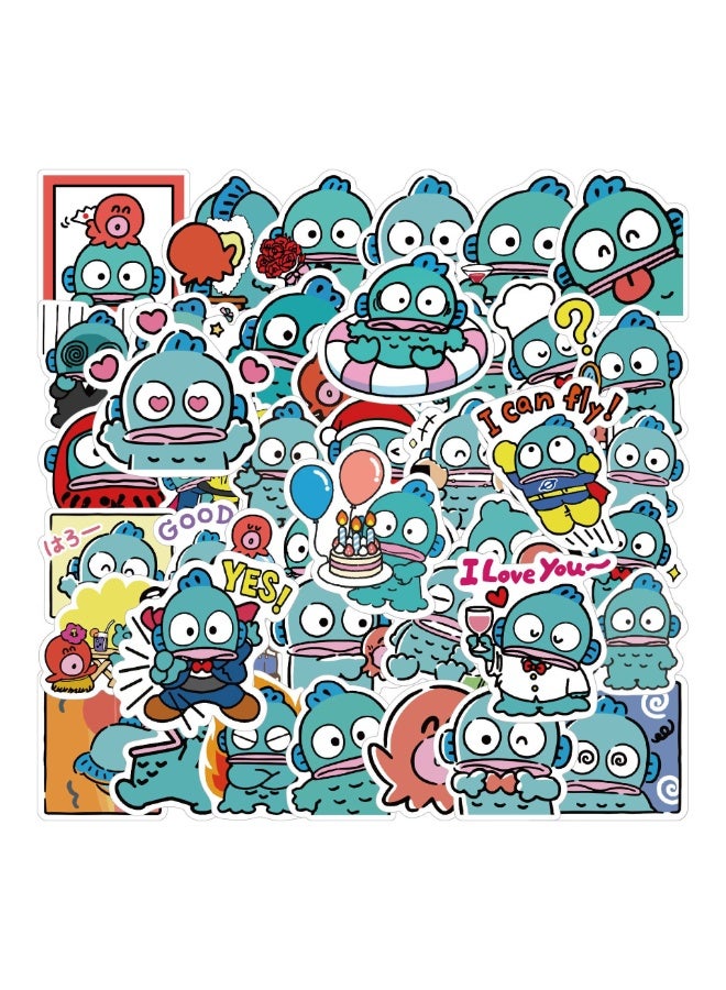 NIBEMINENT 50 Pcs Clown Fish Deco Kit Waterproof Stickers, High Definition Printing Bright Colors, Suitable for Laptop Skateboard Luggage Water Bottle Guitar DIY - Image 2