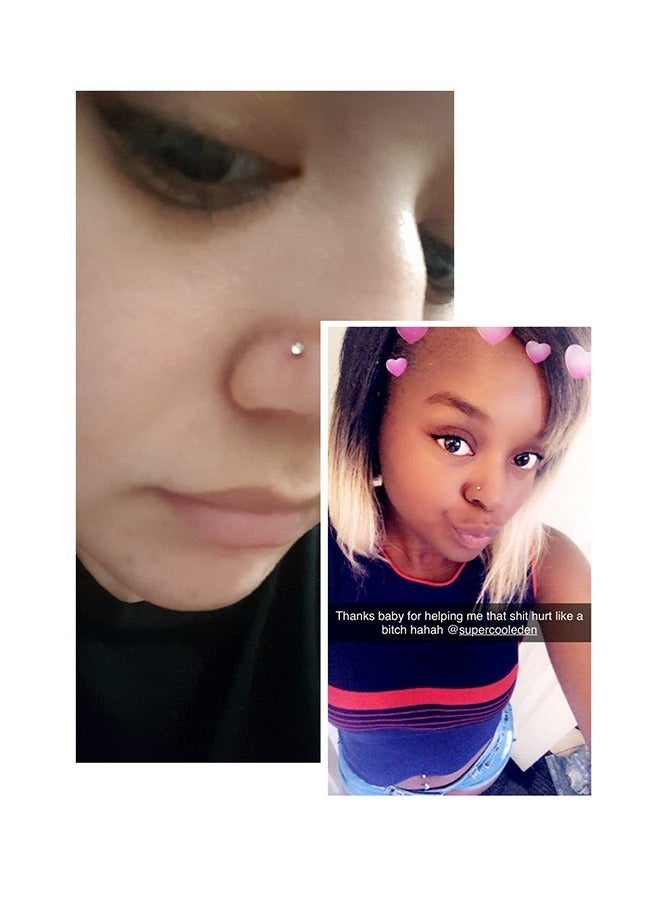 30 Pcs 20G Nose Rings For Women Nose Piercings Jewelry Gold Nose Rings Hoops Stainless Steel Nose Studs Screw For Women Men Silver - Image 5