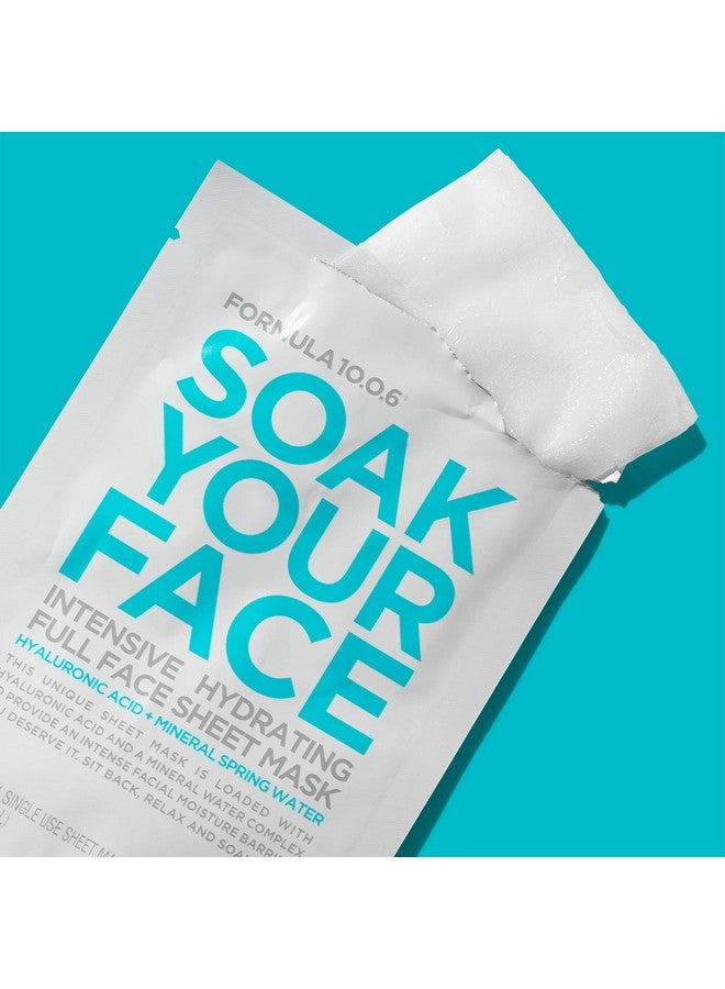FORMULA 10.0.6 Soak Your Face Intensive Hydrating Sheet Mask - Image 3