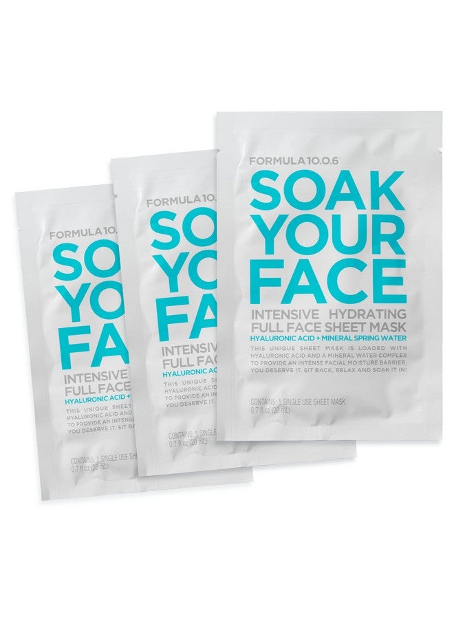 FORMULA 10.0.6 Soak Your Face Intensive Hydrating Sheet Mask - Image 1