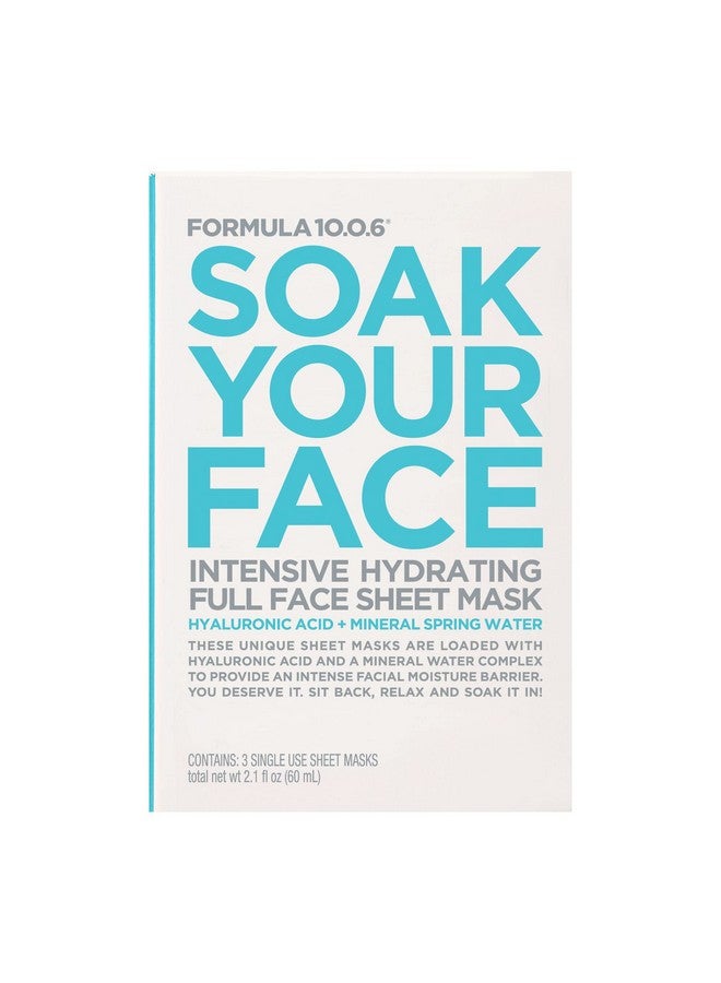 FORMULA 10.0.6 Soak Your Face Intensive Hydrating Sheet Mask - Image 5