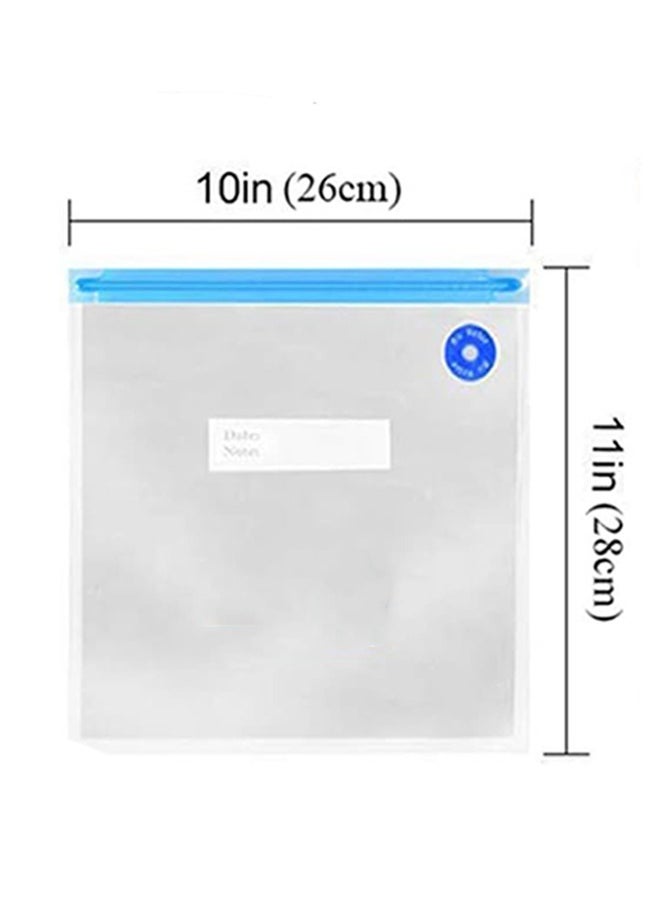 Generic - Food Vacuum Bags,BPA-free Reusable Vacuum-Sealed Bags to Keep Food Fresh,15 Pieces Vacuum Food Bag,2 Sealing Clips for Food Storage - Image 1