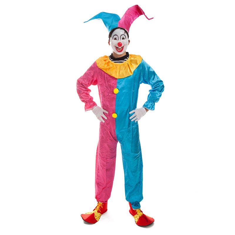 Halloween adult clown costume clown costume clown costume clown costume clown costume suit wig Clown Backpack 