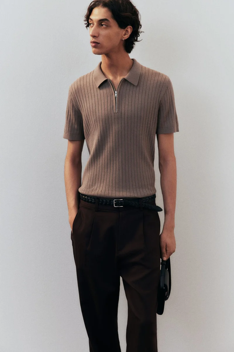 H&M Relaxed Fit linen-blend trousers