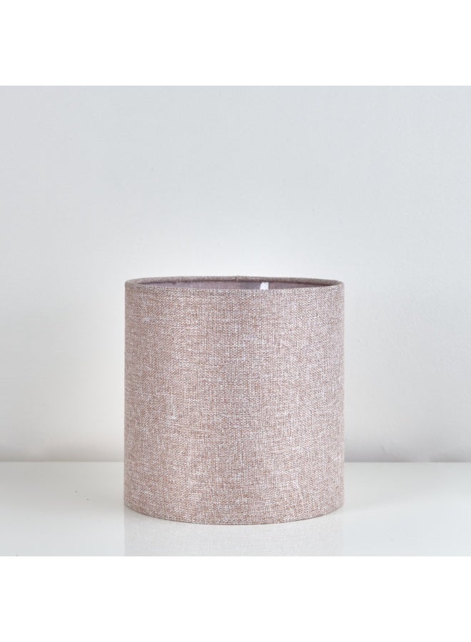 نجفة شوب شابوه كتان طبيعي سادة باللون البيج الفاتح، يضيف لمسة ديكور راقية ودافئة، ومناسب لتجديد الأباجورات المودرن والكلاسيك. - Image 2