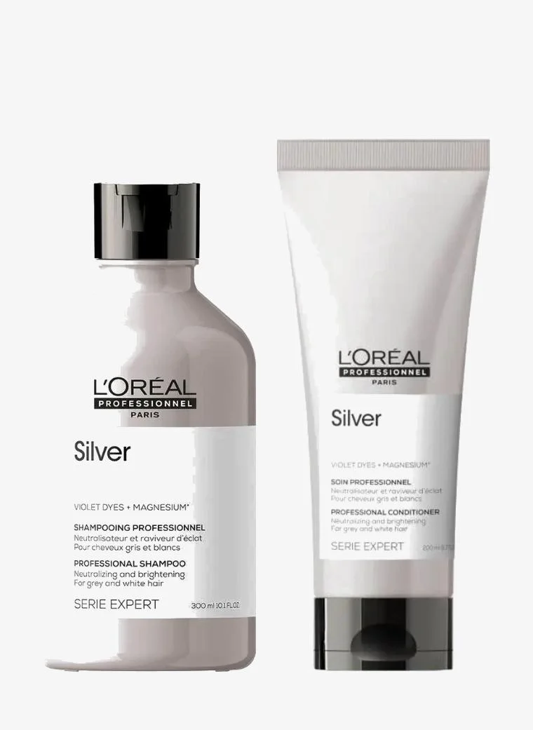L'Oréal Professionnel L'Oréal Professionnel Serie Expert Silver Shampoo & Conditioner Duo Set