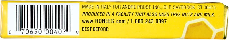 Honees Filled Honey Lemon Cough Drops Filled with Honey Menthol Lemon and Eucalyptus Nothing Artificial Natural Sore Throat Lozenges NonGMO Gluten Free 6 Pack 54 Drops - Image 4