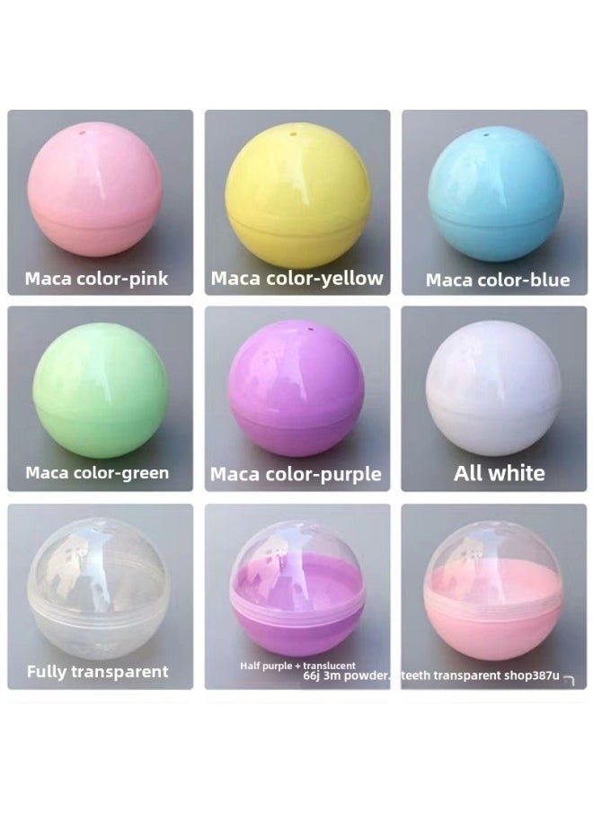 Generic 10cm Twist Egg Shell 100mm Twist Egg Shell 10cm Empty Shell Lottery Hollow Ball Can Open The Ball Plastic Shell-Colour:10cm Red  - Image 5