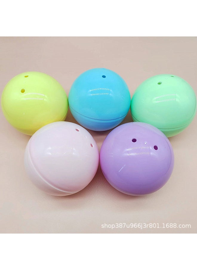 Generic 10cm Twist Egg Shell 100mm Twist Egg Shell 10cm Empty Shell Lottery Hollow Ball Can Open The Ball Plastic Shell-Colour:10cm Red  - Image 2