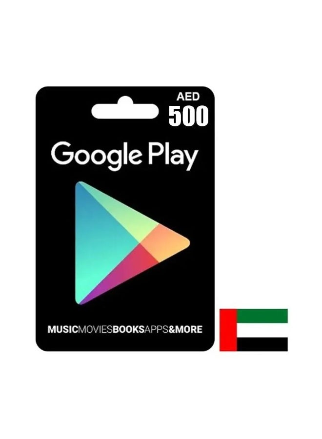 Google Play UAE Gift Card AED 500 Digital Code | Google Play Store Credit UAE