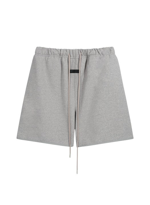 FEAR OF GOD ESSENTIALS Drawstring Fleece Shorts Grey (fleece-lined)