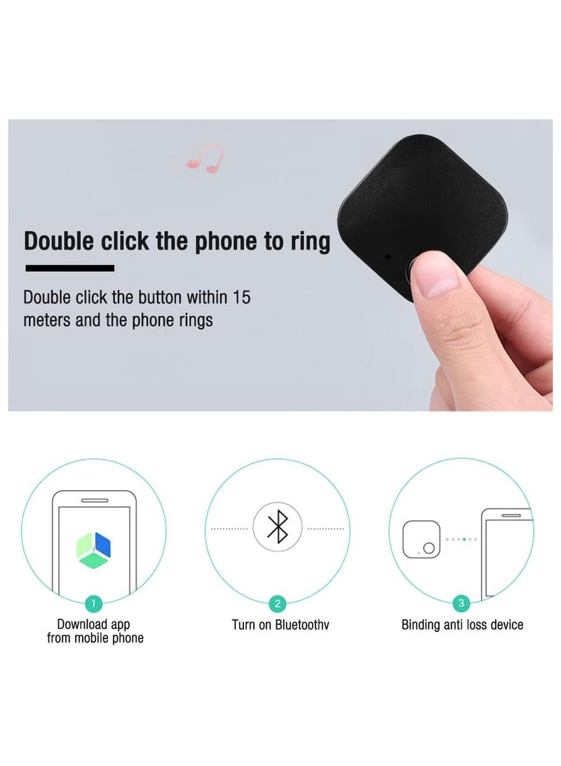 KASTWAVE SYOSI Anti Lost Smart Bluetooth Tracker, 4 Pack Key Finders, Bluetooth Item Locator, Anti-Lost Bidirectional Alarm Reminder, Smart Tracker Tag, Alarm Reminder for Key, Wallet, Remote, Luggage - Image 4