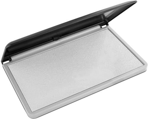 MaxMark Large Premium Dry No Ink Stamp Pad - 3.5" x 6.25" - Quality Felt Pad - Image 1
