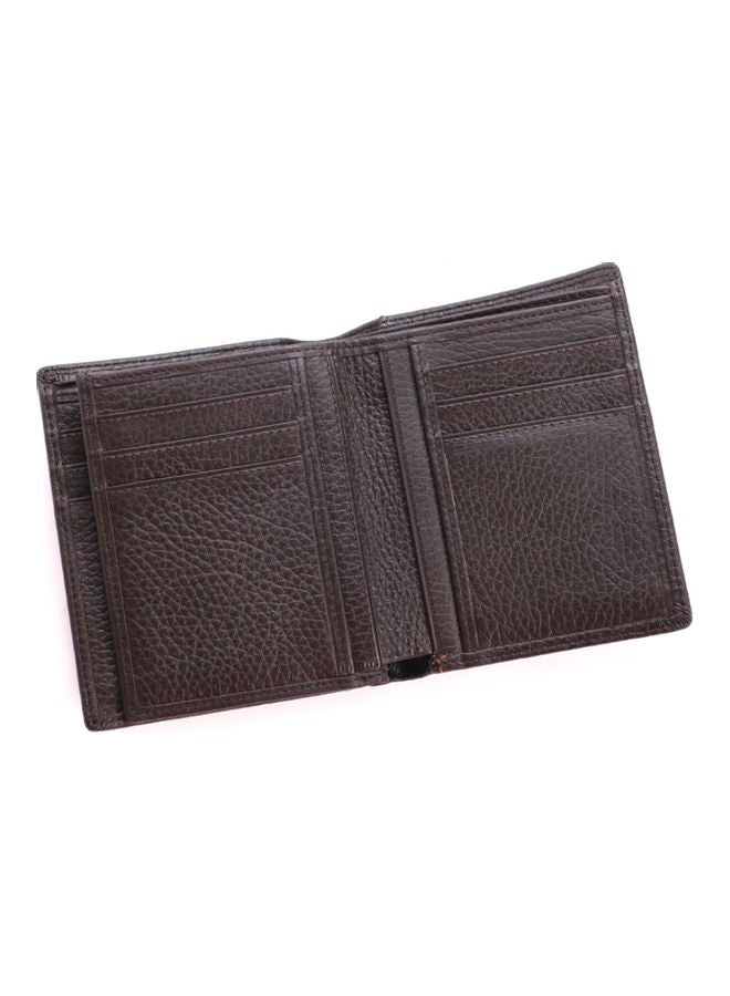 Large Capacity Leather Wallet Coffee - Image 4