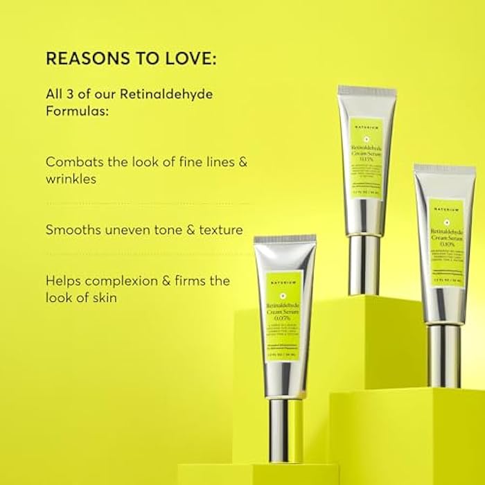 Naturium Retinaldehyde Cream Serum 0.10%, Advanced Anti-Aging & Smoothing Potent Face & Skin Care, 1.7 oz - Image 2