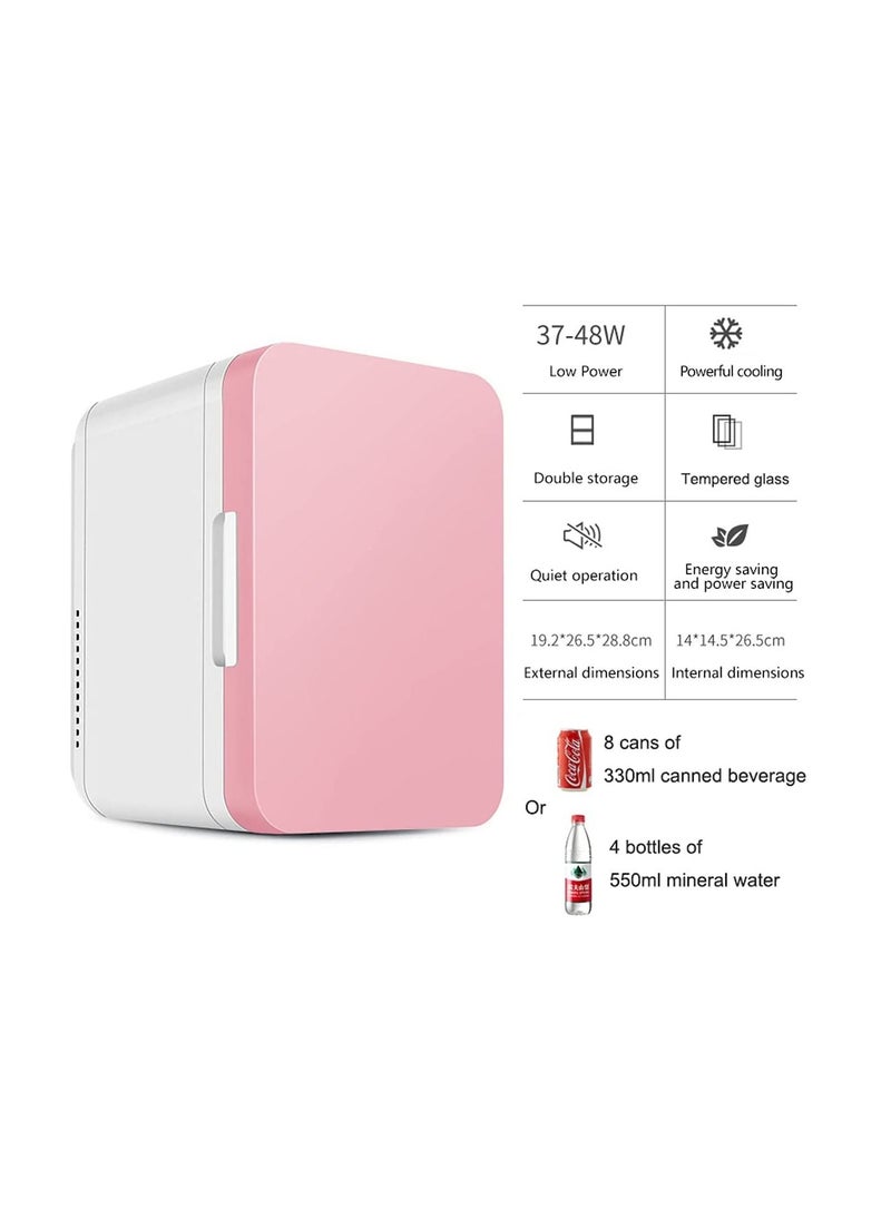 Cool Baby - 8L Mini Fridge for Skincare Refrigerator Portable Dual-Use Car Home Fridge Beverage Refrigerators Freezer Cooler Warmer Keep Fresh for Car Home - Image 1