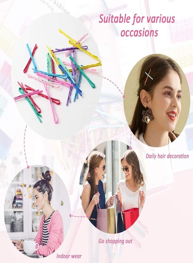 HOMEMATES 50 Pcs Hair Pin Bobby Pins Metal Hair Pin Multicolor Stylish fancy Jewellery Hair Accessories for Women Girls - Image 4