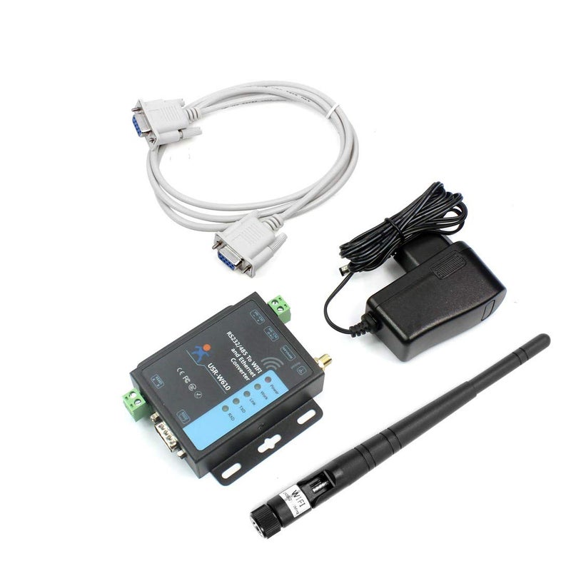 PUSR Serial to WiFi Ethernet Wireless Converter RS232 RS485 Serial Server(USR-W610) - Image 1