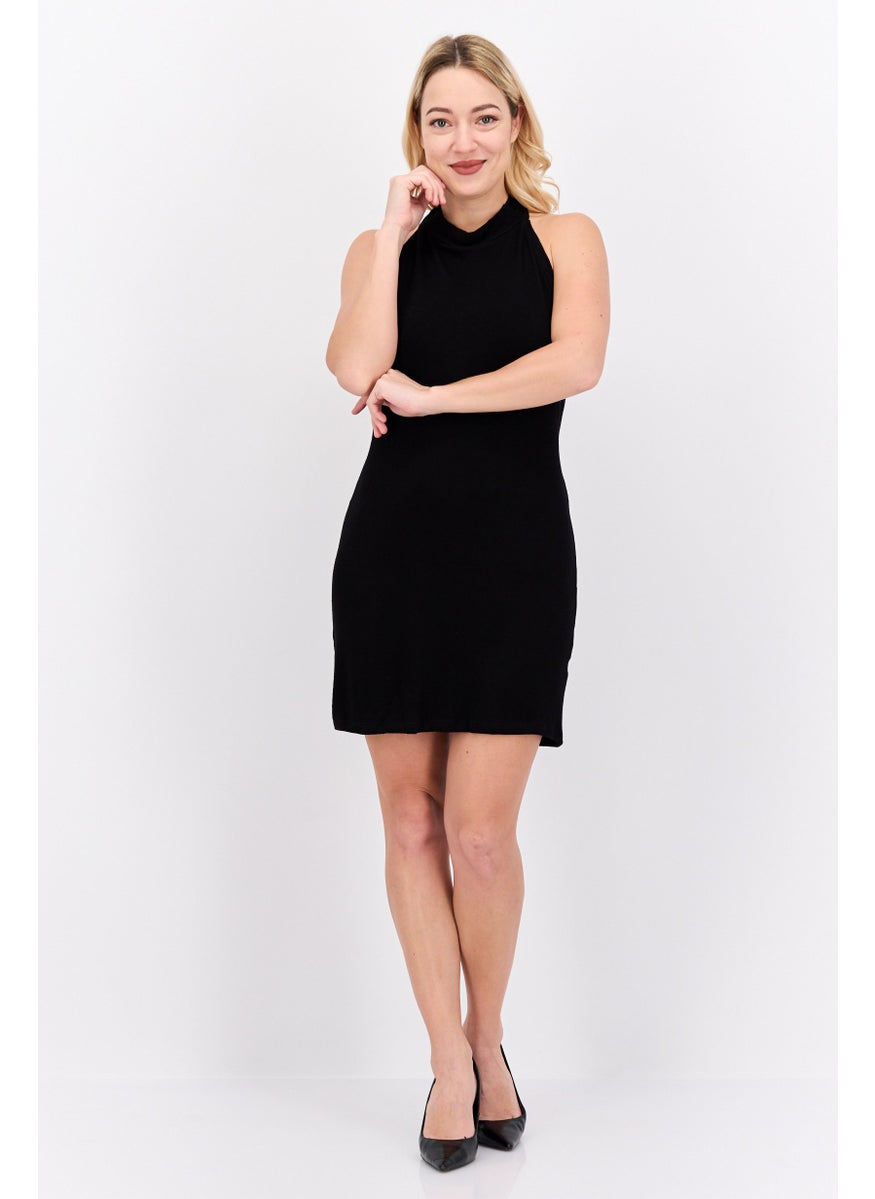 Women Plain Mini Dress, Black - pzsku/Z26D9E4C06369934F3E2DZ/45/_/1737642521/d583d1af-2d0f-47cd-b8fb-3137951dfdc9