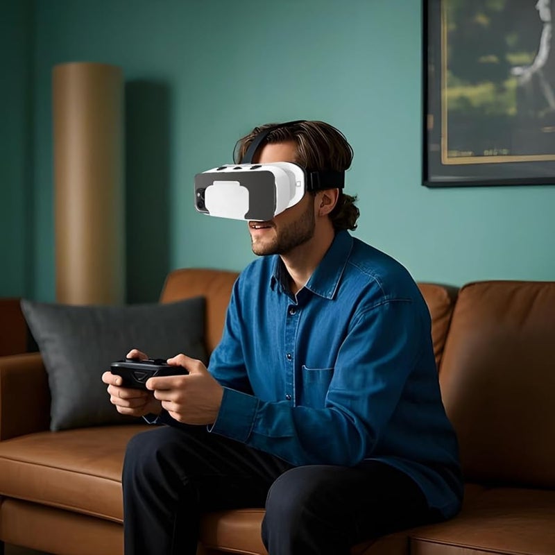 Adjustable Vision VR Headset 0 400 Degrees Open Back Ventilated Design Includes Cleaning Cloth - Image 5