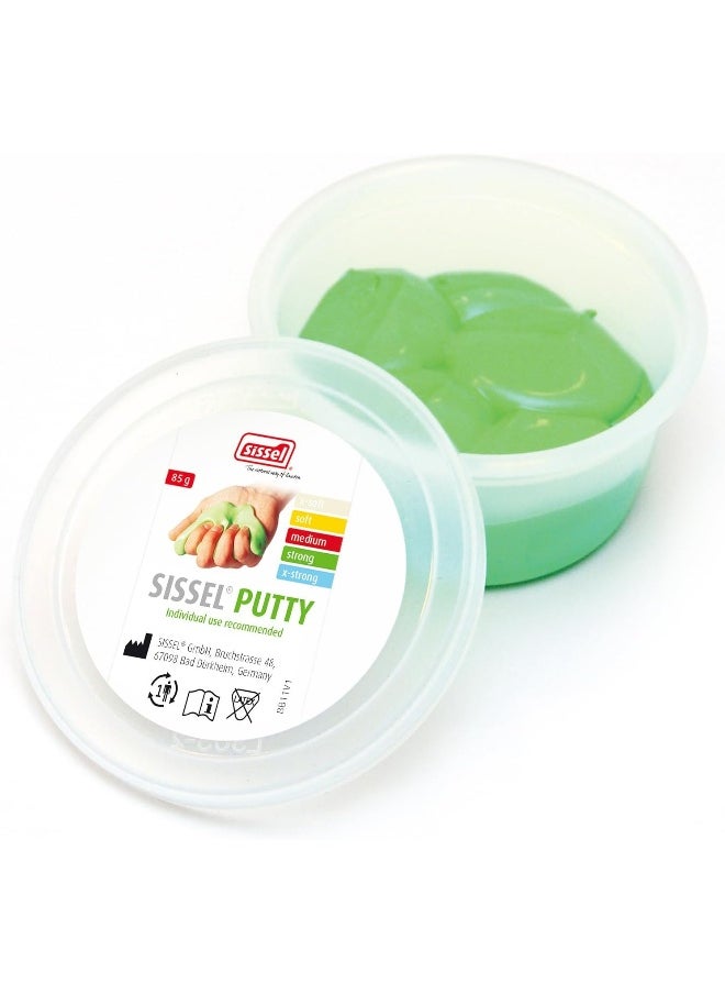 SISSEL Theraputty Green Strong Improves Flexibility Suitable For Therapy And Rehabilitation 85Grams  - Image 1