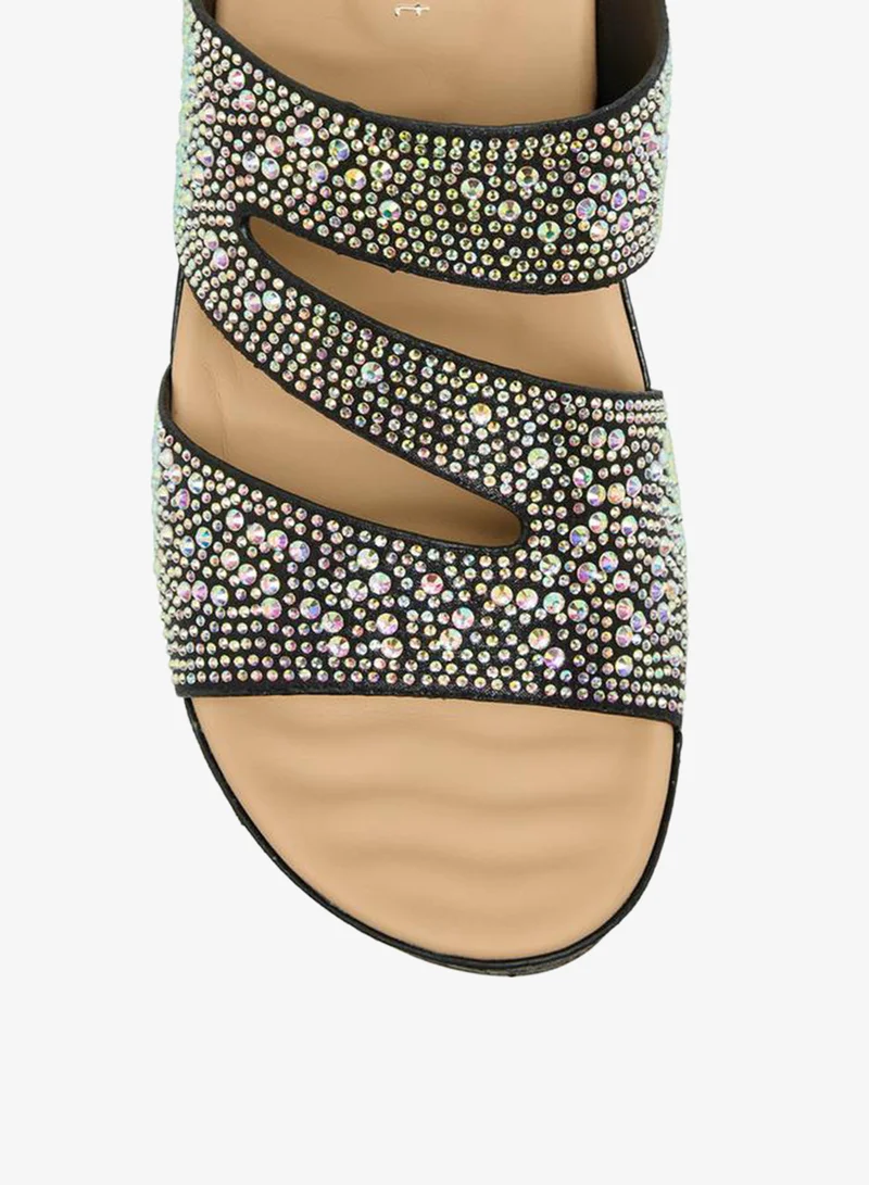 Le Confort BLACK Women Embellished Sandals Ramadan Collection for Women | Best Price UAE